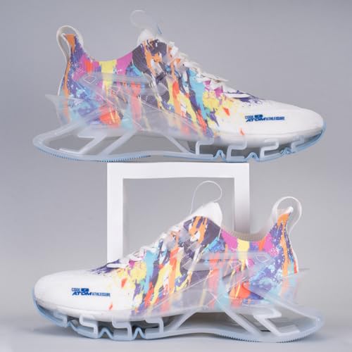 Image of ATOM Men's Phantom Multicolor Sneakers | Stylish & Comfortable Casual Sneakers with Breathable Air Mesh | All-Day Comfort