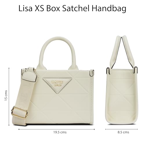 Image of Lavie Luxe Women's Lisa Box Satchel Handbag | Satchel Bag for Work | Ladies Purse | Stylish Shoulder Bag | Gift For Women