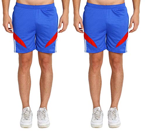 Image of Dia Dia Men's Athletic Shorts, Quick Dry Lightweight Sports Shorts with Zipper Pockets, Drawstring Waist, Breathable Honeycomb Fabric, Ideal for Gym, Workout, Running