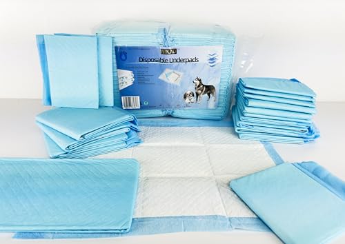 Image of NIKAD Disposable Surface Protector Training Pet Pad-Puppy Training Pet Pad-Potty Training Pad-6 Layers Absorbant Pad- (XLarge, 20 Sheets, 23.62 inchx36.43 inch)