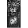 FIO Jesus Christ Crown of Thorns Poster Decorative Painting Canvas Wall Art Living Room Posters Bedroom Painting 12x24inch30x60cm
