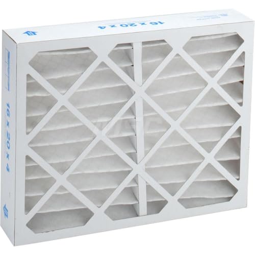 Pro - Source 16x20x4 Pleated Air Filter Wire-Backed Pleated MERV 8 Synthetic Paperboard Frame 300 FPM 1100 CFM Use with Any Unit