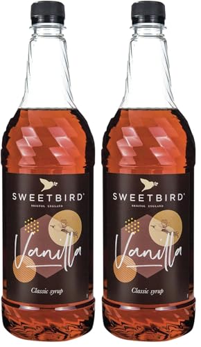 Image of Sweetbird Vanilla Syrup | 1 Litre | FS246 (Pack of 2)