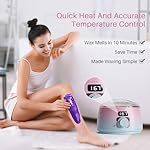 BLITZWAX Brazilian and Bikini Waxing Kit for Women, Hard Wax Warmer for Face, Legs and Body, At Home Hair Removal Kit, Beginner Friendly, Quick Heating, Pink and Blue Gradient Color - Image 2