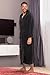 Alexander Del Rossa Mens Robe, Plush Fleece Hooded Bathrobe Men, Big and Tall Robe Black 2XL (A0125BLK2X)