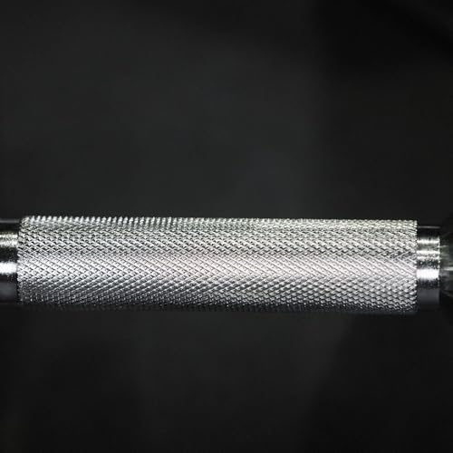 Image of Titan Fitness 200 LB Adjustable Chrome Dumbbell Set, Pair of 100 LB Dumbbells, Durable Chrome Plates, Medium Knurl Grip Handles, Includes Four Star Collars, Space-Saving Home Gym Equipment