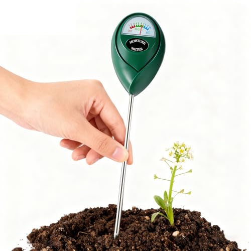 ChaneeHann Pflanzkübel Bodentester,Boden Feuchtigkeitsmesser für Pflanzen,für Gartenarbeit,Rasen,Garten,Landwirtschaft und Außen Pflanzen
