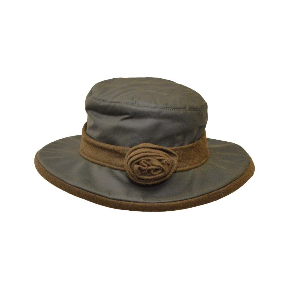 WALKER AND HAWKES - Cappello da Donna in Cera Windsor con Dettaglio Floreale
