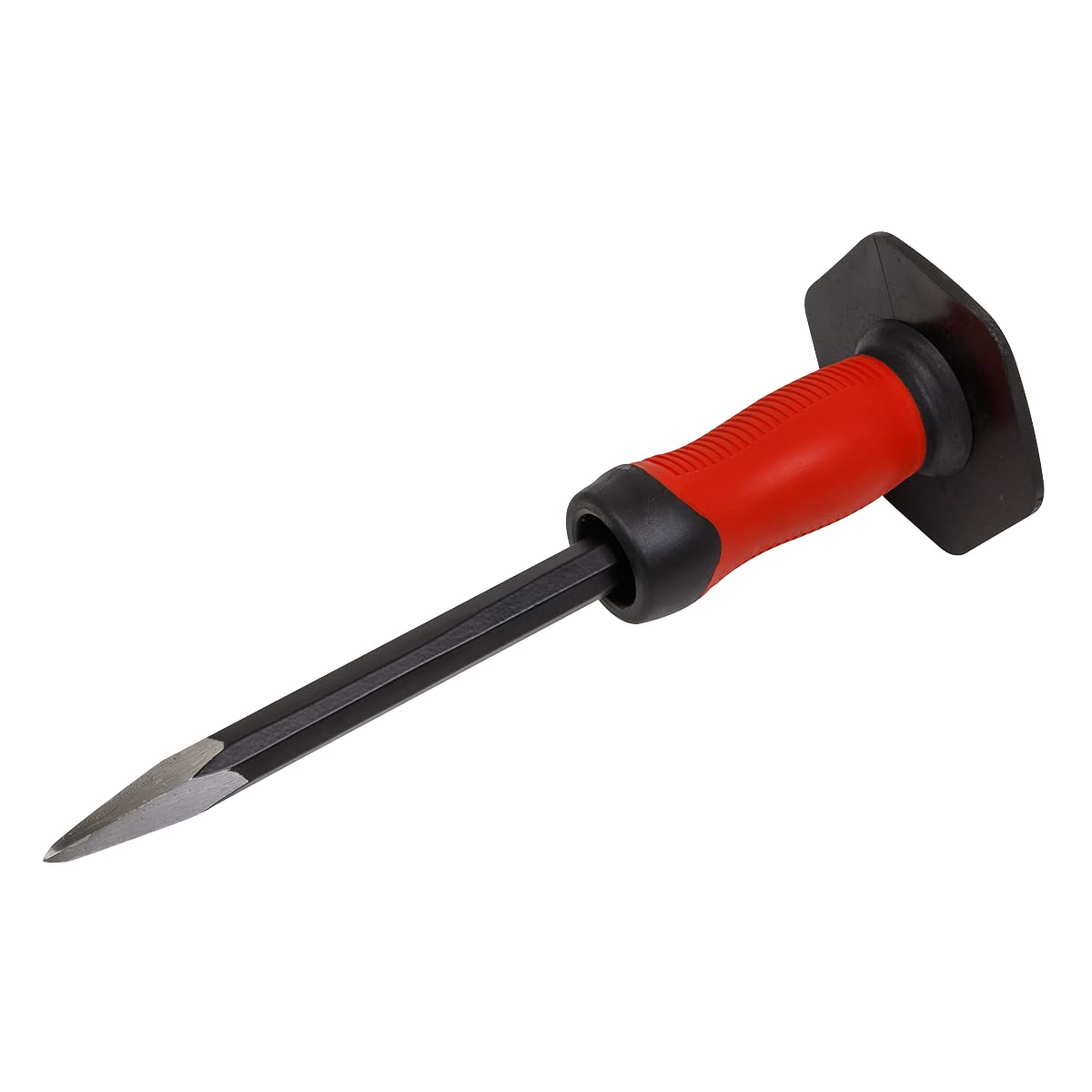 Sealey Point Chisel With Grip 300Mm Black