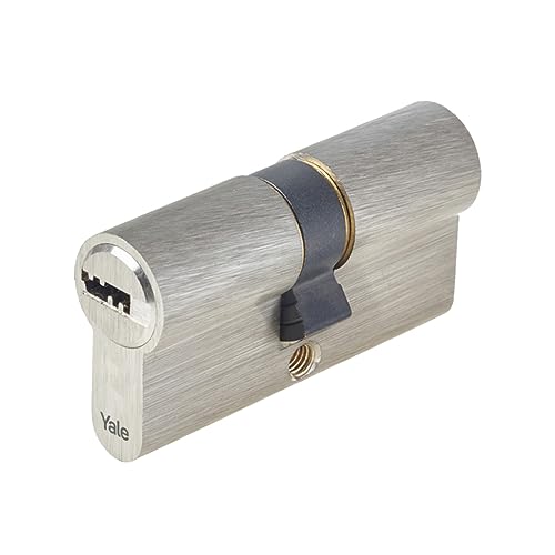 Yale Europrofil Zylinder 1000 PLUS Serie Zylinder mit Not- und Gefahrenfunktion 30/40mm Nickel matt...