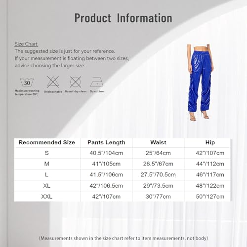 Pantalon disco femme ample pour danser confortablement