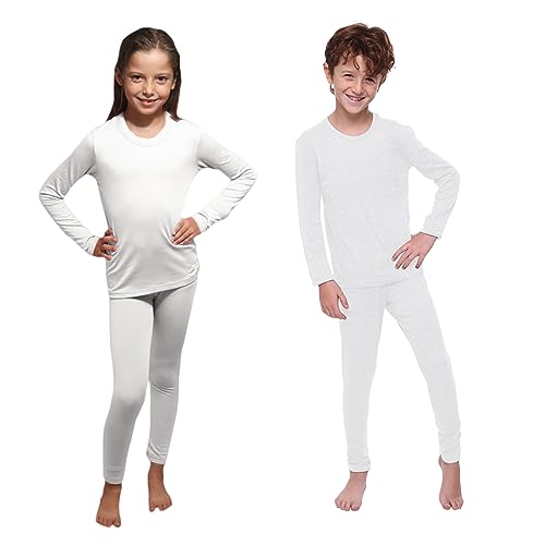 Ultra Dry Thermal Underwear For Kids Long Johns Fleece Lined Leggings And Shirt Boy And Girl Unisex Underwear Base Layer product thumbnail 12