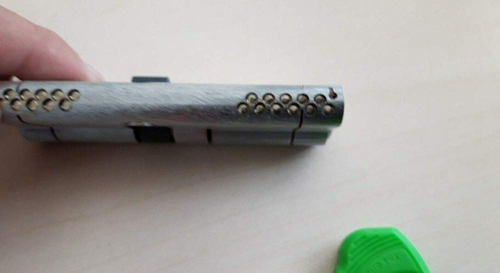 Cilindro de seguridad evoK22 DCS 60-60 mm. Sistema de cifrado mecánico de perfil europeo, doble función de embrague
