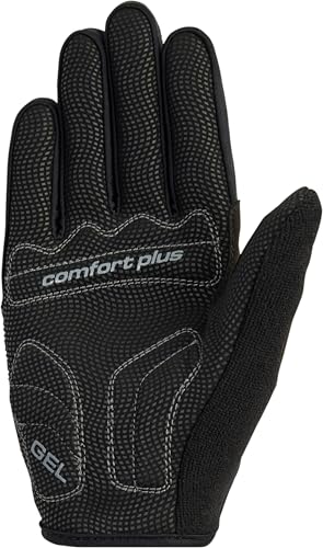 Foto von Ziener Kinder Colo Fahrrad/Mountainbike/Radsport-Handschuhe | Langfinger - atmungsaktiv,dämpfend, Black, M