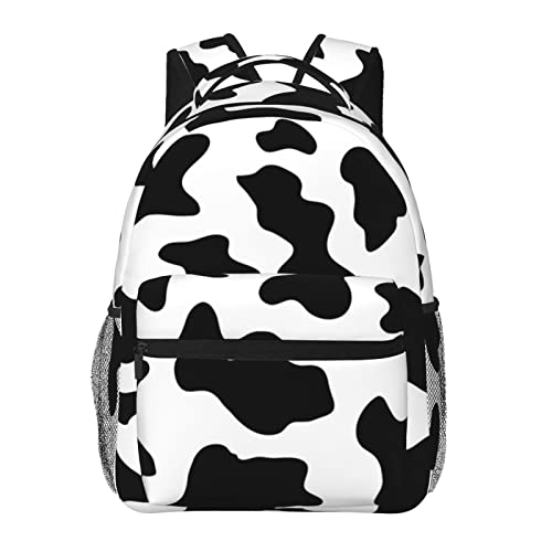 Sac à dos ordinateur portable noir et blanc à grand compartiment