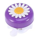 BESPORTBLE Fahrradklingel Mini Klingel Chrysantheme Muster Glocke Klingel Hupe Loud Clear Sicherheitswarnung für Erwachsene Kinder Fahrrad Mountainbike Zubehör (Zufällige Farbe)