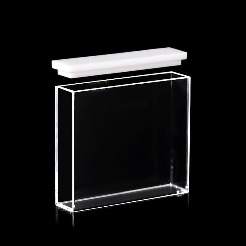Celda de cubeta de fluorescencia de cuarzo de 50 mm, volumen de 1,75 ml, alta transmitancia, compatible con espectrofotómetro UV-Visible | Glue bonding process