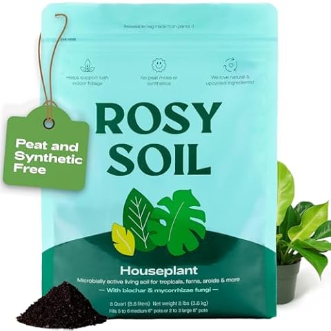 Rosy Soil Indoor Potting Soil for House Plants Cover
