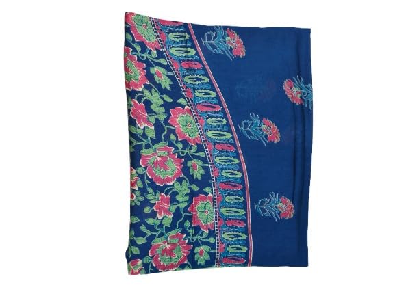 Image of Women Dupatta Blue Printed