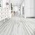VEELIKE 12 Pack Peel and Stick Floor Tile Waterproof Grey White Marble Peel and Stick Tile Floor White Peel and Stick Flooring 12''x12'' Self Adhesive Vinyl Floor Tiles for Bathroom Kitchen Bedroom