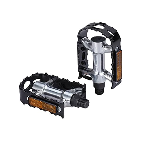 BBB Cycling Fahrradpedale Aluminium-Pedalkörper Beidseitige Reflektoren Urban Bike Pedale MTB Big Feet BPD-16 Cover