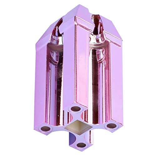 DECOMELODY sacapuntas de sacapuntas de lápiz labial ceja sacapuntas de maquillaje sacapuntas de cuatro lados herramienta para afilar maquillaje sacapuntas para lápiz cosmético Metal