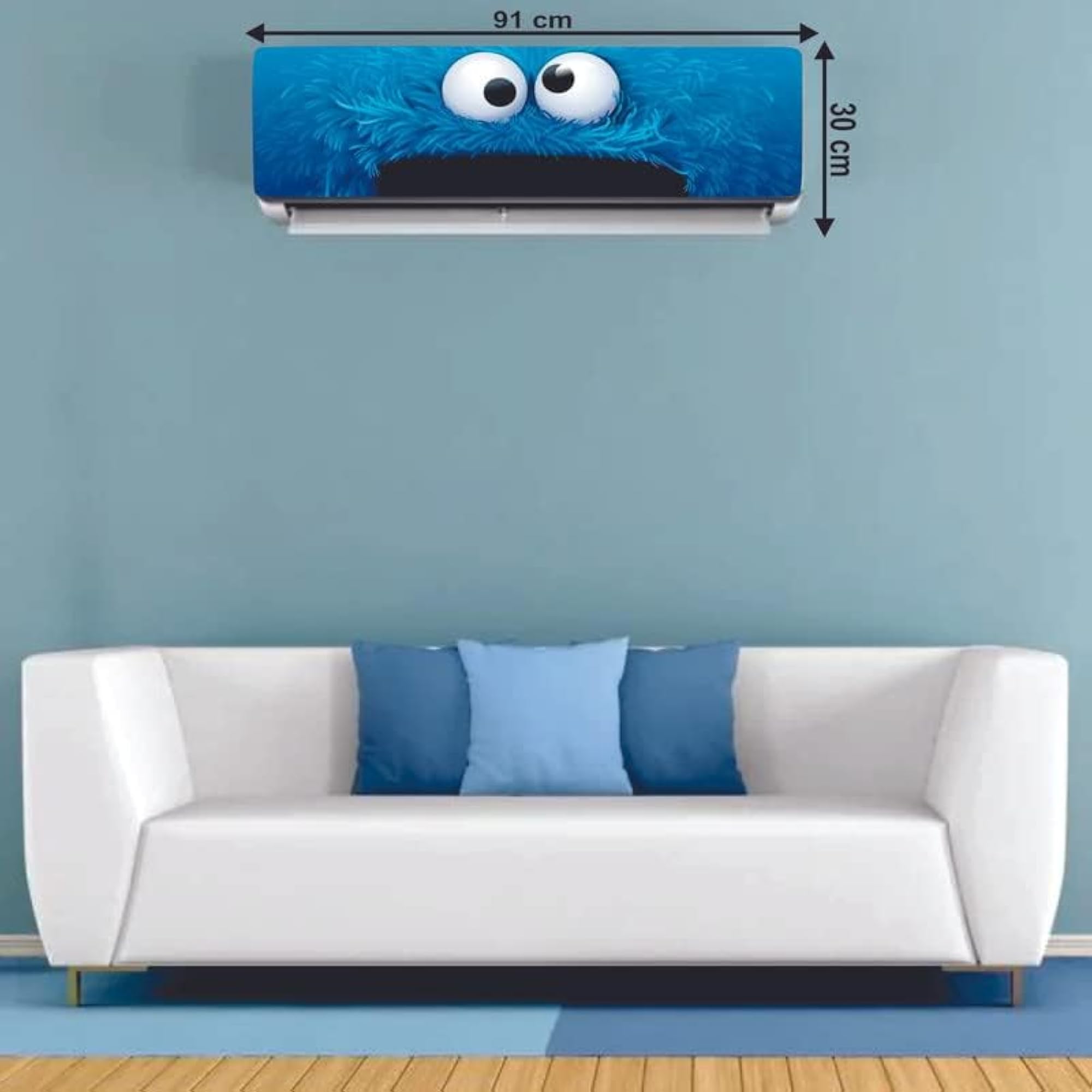 AC Decorative Indian Cartoon Face Imogi Sticker
