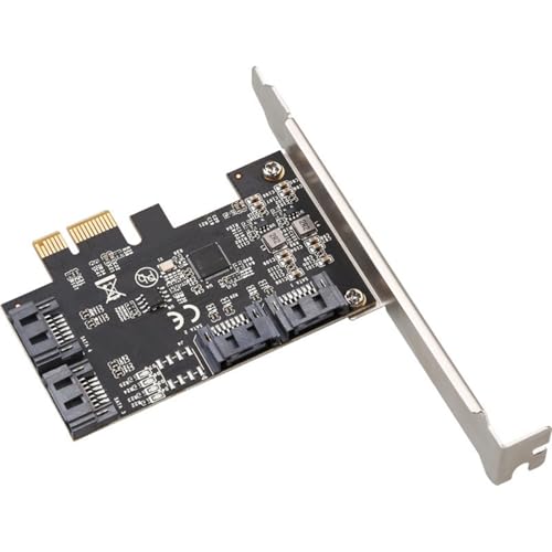 PCIe SATA tarjeta soluciona falta de puertos conectando más discos en su ordenador NAS de metal