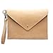 Realeather DIY Envelope Clutch Purse Kit, Natural