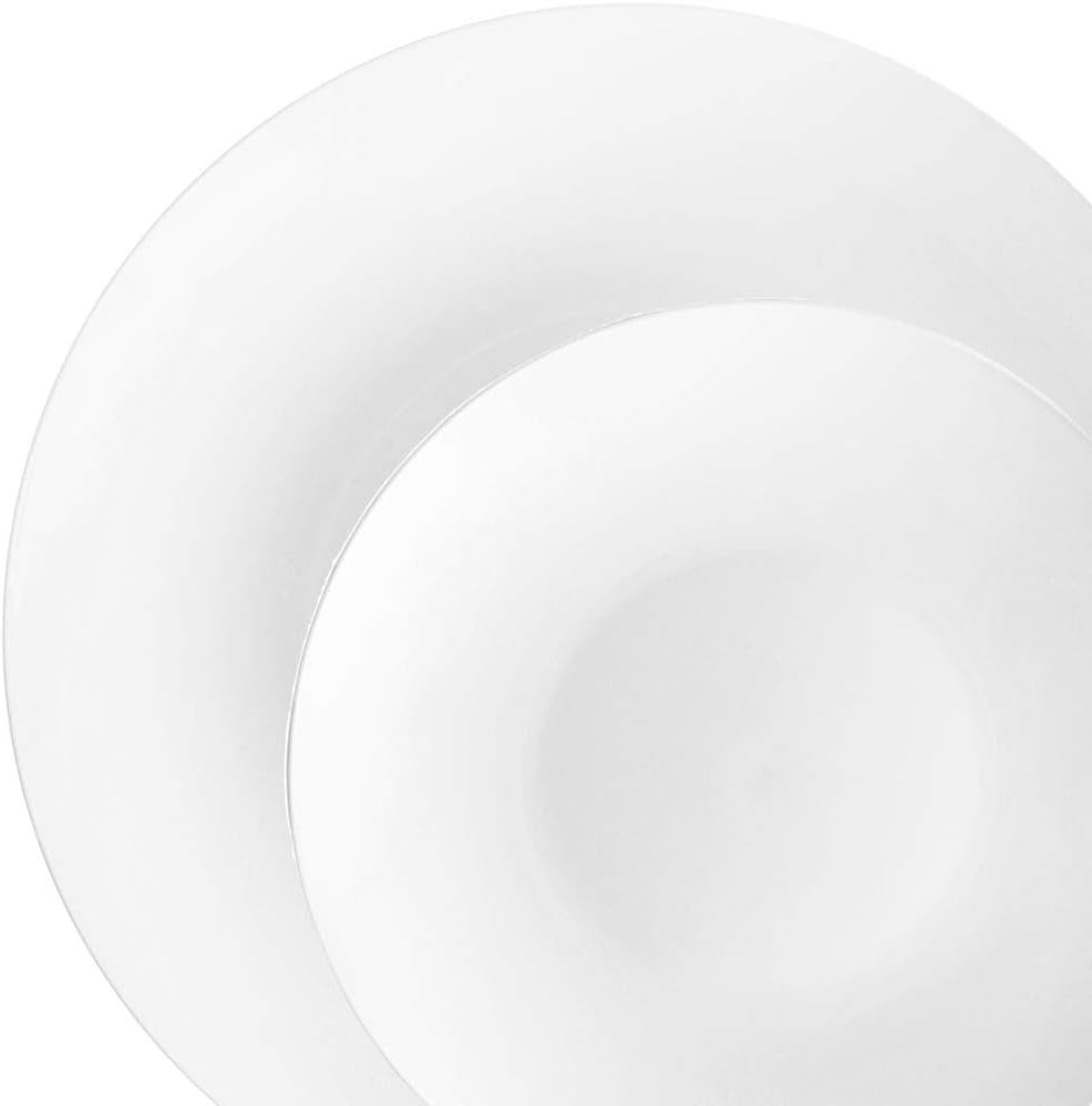 Plastic Organic Soup Bowls - 16 oz | White | Pack of 10 : Everything Else