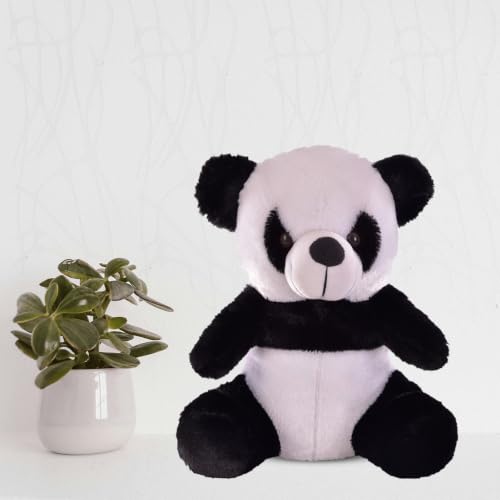Image of GOLDENHUB Panda Bear, Sweet Expression, and Huggable Size, Ideal Gift for Any Occasion, Perfect Companion for Children 36 CM Sitting (Black & White)