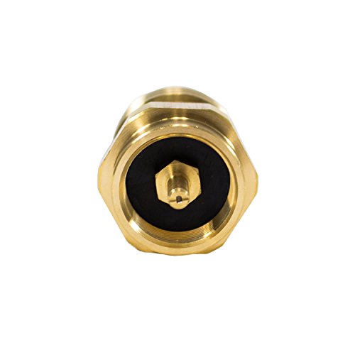 Gasone Steak Saver Adapter 1 Lb Propane Gas Grill Adapter Converter Universal 1 Pound / 16.4Oz Disposable Small Bottle For Bbq Grill Propane Tree - 1''-20 Male Throwaway Cylinder Thread #TOP3