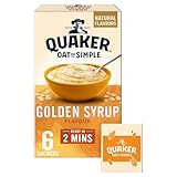 Quaker Oat So Simple Golden Syrup Porridge Sachets 6 x 36g (Case of 8)