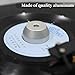 MayRecords 45 Record Adapter, 7 Inch Vinyl Record Adapter Insert for Vinyl Record Players and Technics Turntables Accessories, Solid Aluminum Dome 45 Adapter (Silver)