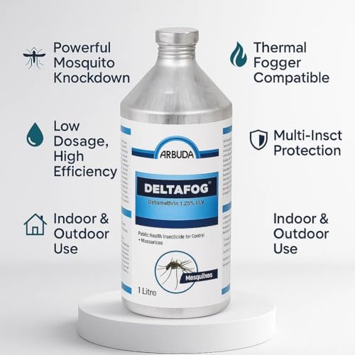 Image of SHoRI 1ltr. Delta Fog Liquid For Mosquito Fogging Machine | Effective Mosquito Elimination | Multi-Insect Repellent