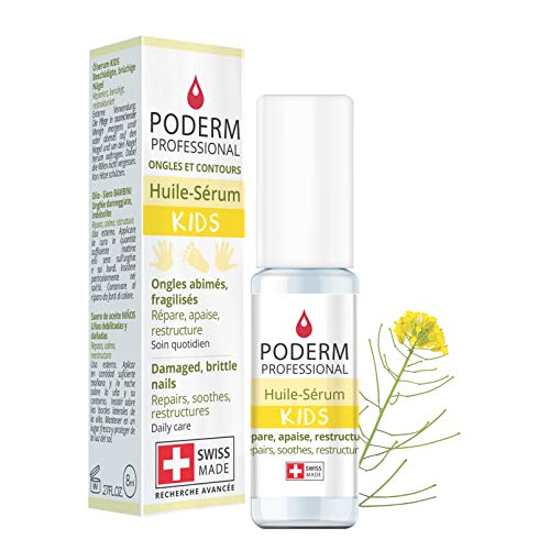 PODERM - CUIDADO UÑAS DEBILITADAS NIÑO & BEBÉ – Repara, Reestructura y Alivia – Uñas sanas en edad adulta – Niños a partir de 3 meses – Recomendado por podólogos – Hecho en Suiza - PODERM