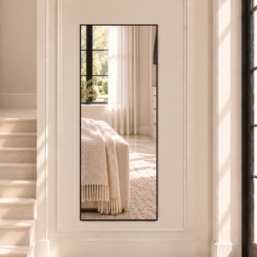 NBGV 58"x21" Full Length Mirror, Floor Mirror Full Length Black - image 3