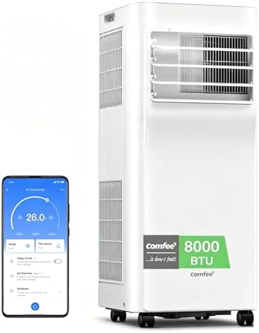 COMFEE Climatiseur Mobile 3-EN-1, Capacité de 8000 BTU/heure, Ref...