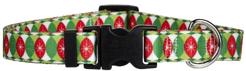 Christmas Cheer Dog Collar - Size Large 18' to 28' Long