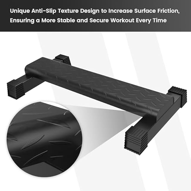 Leg Extension and Curl Machine, Steel Calf Raise Bar with Anti-Slip Platform, Ideal for Calf Stretching, Squats, and Lower Body Workouts