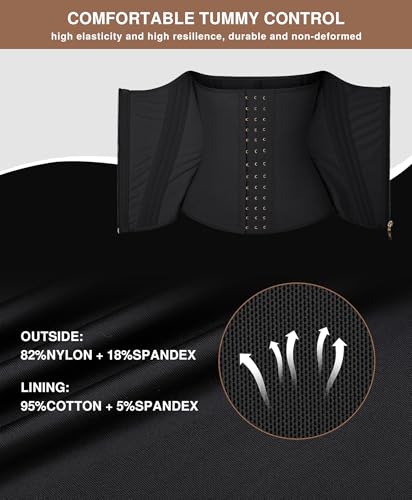 Image of Lover-Beauty Waist Trainer for Women Corset Shapewear Tummy Control Workout Waist Cincher Body Shaper Girdle