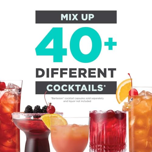 bev by BLACK+DECKER Cocktail Maker Machine and Drink Maker for Bartesian capsules (BEHB101)