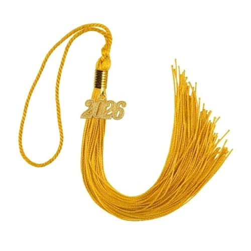 SETRUE Graduation Tassel with 2026 Classic Tassel Accessories for Graduation Ceremonies Ornament (Gold)