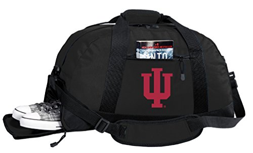 Indiana University Duffel Bag - IU Hoosiers Gym Bags w/SHOE POCKET