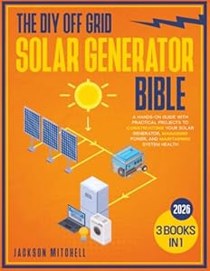 The DIY Off Grid Solar Generator Bible: [3 in 1] A Hands-On Guide with Practical Projects to Constructing your Solar Generator, Managing Power, and Maintaining System Health