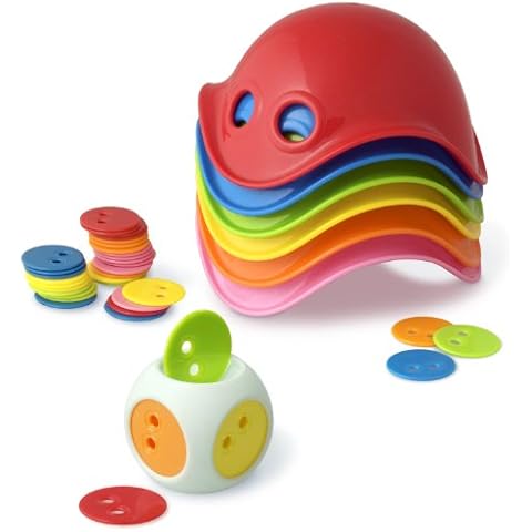 Bilibo Baby Toy Dice + 36 Counters + 1 Bag + 1 Information Booklet (May not Be in English) Assorted Colours 12.5 x 12.5 x 12.5 cm Cover