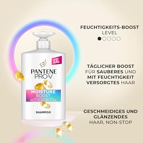 Pantene Pro-V Moisture Boost Shampoo Active Nutri-Plex 1000ml Pumpspender – Ansicht 4