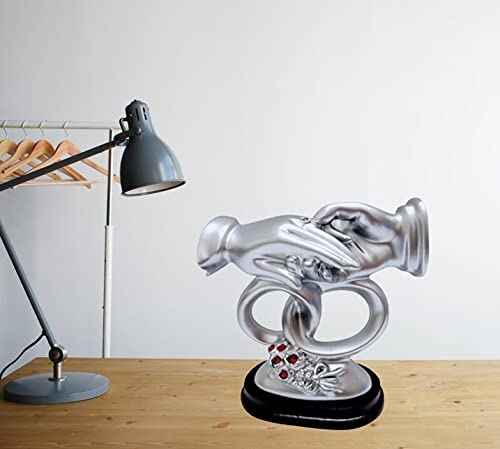 Goldiluxe-Resin-Couple-Miniature-Figurine-Couple-Gift-Showpiece-Silver-10x-8X-6-cm-Valentine-Gift-Couple-Gift