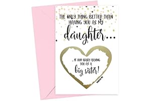 Pregnancy Scratch Off Card For Daughter To Tell You're Having Another Baby