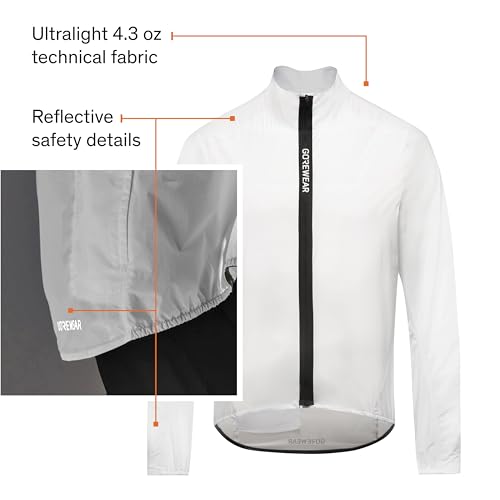 Image of GOREWEAR Spinshift Men's Cycling Windbreaker Jacket | Lightweight, Packable, Water-Repellent Bike Jacket for Men